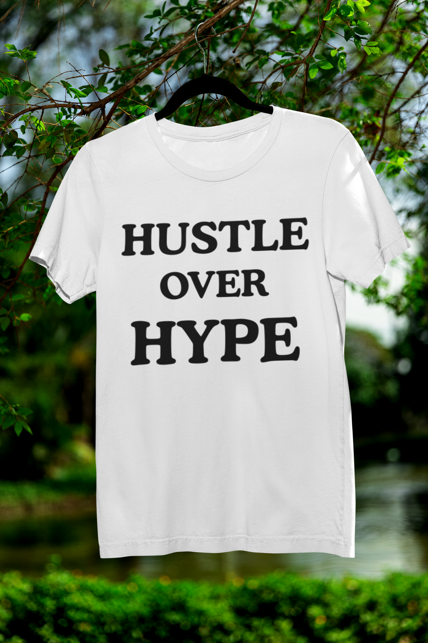 Hustle Over Hype Tee - Men's Statement Shirt