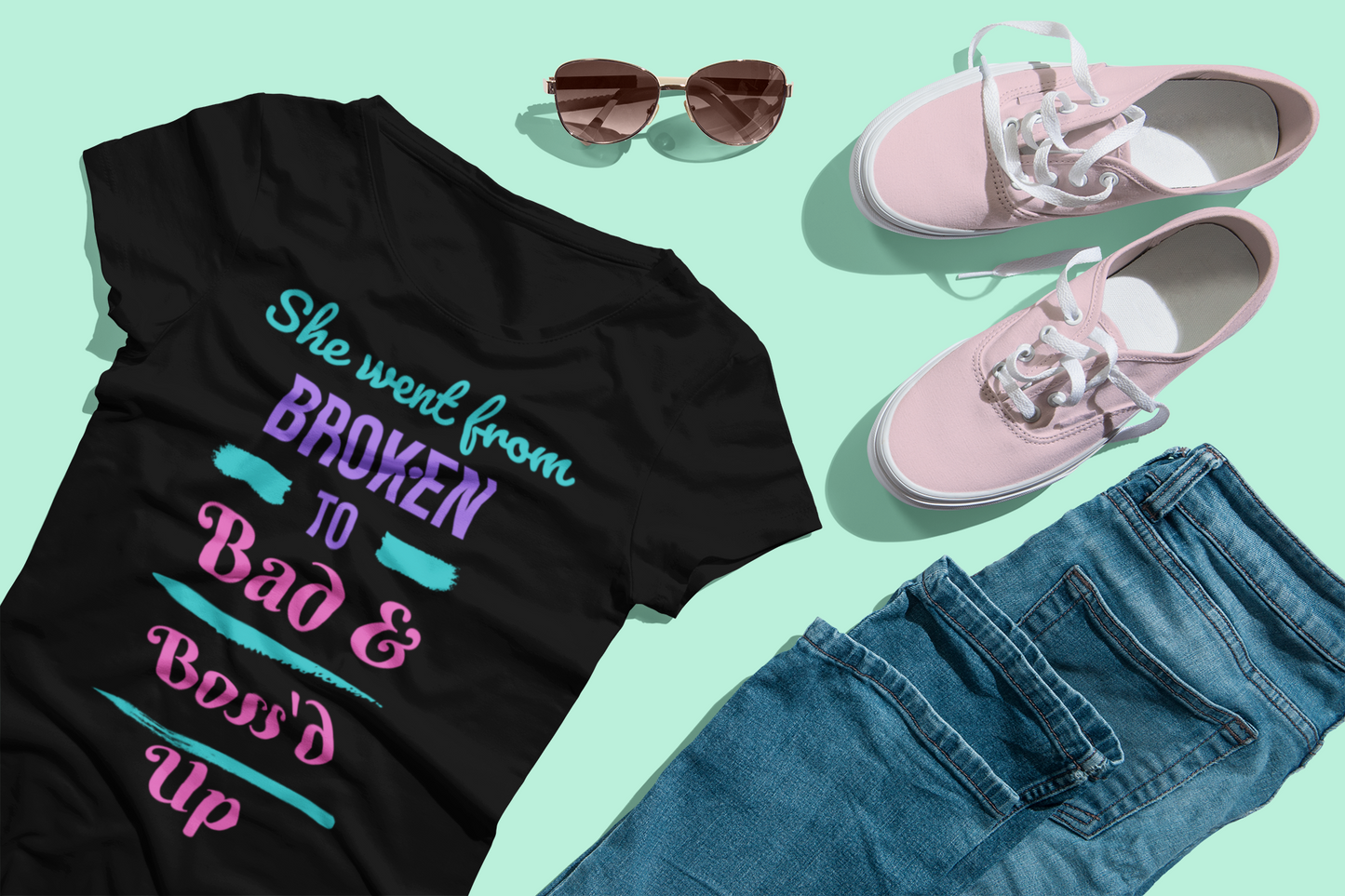 Broken To Boss'd Up Tee