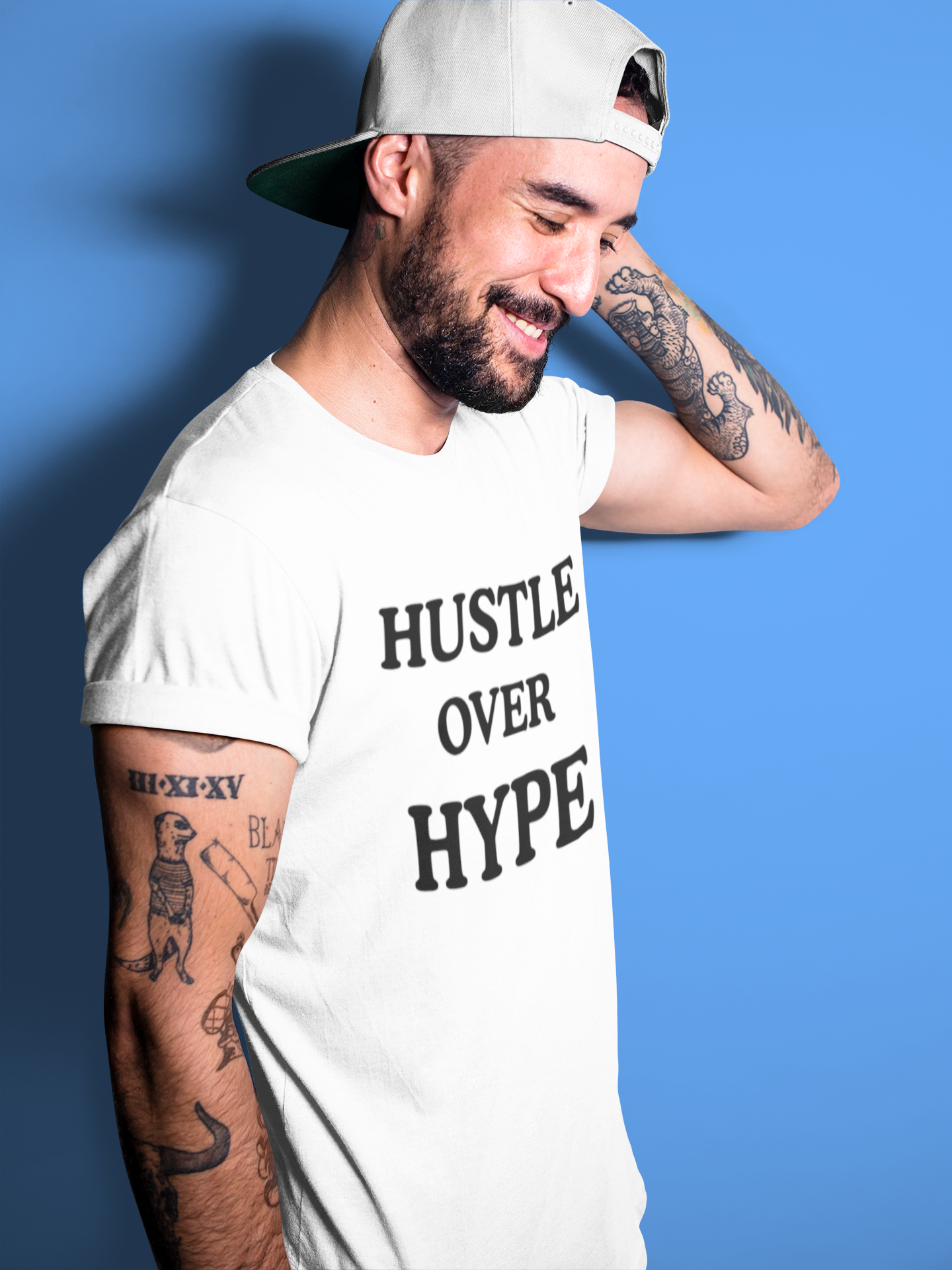 Hustle Over Hype Tee - Men's Statement Shirt