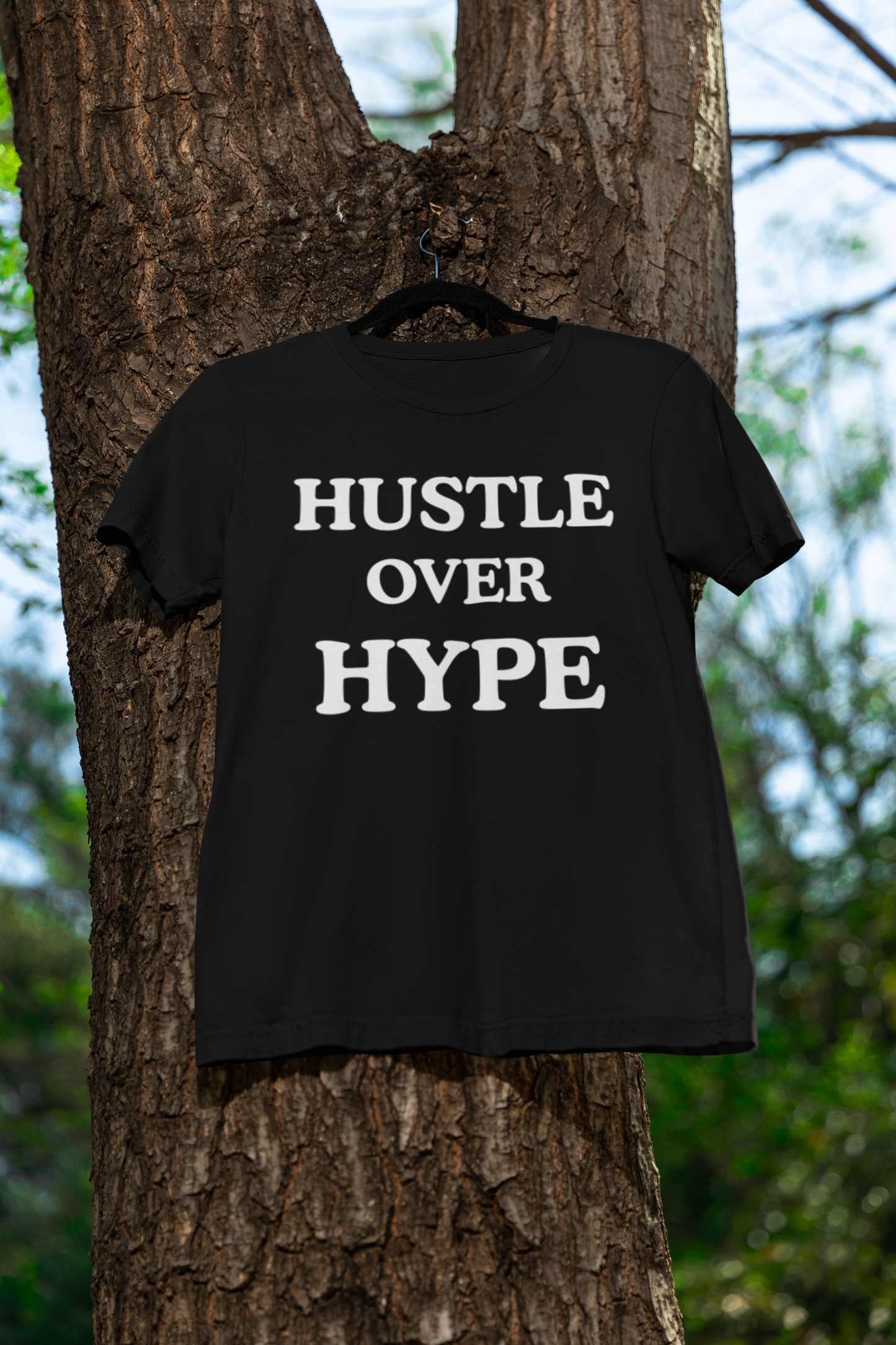 Hustle Over Hype Tee - Men's Statement Shirt