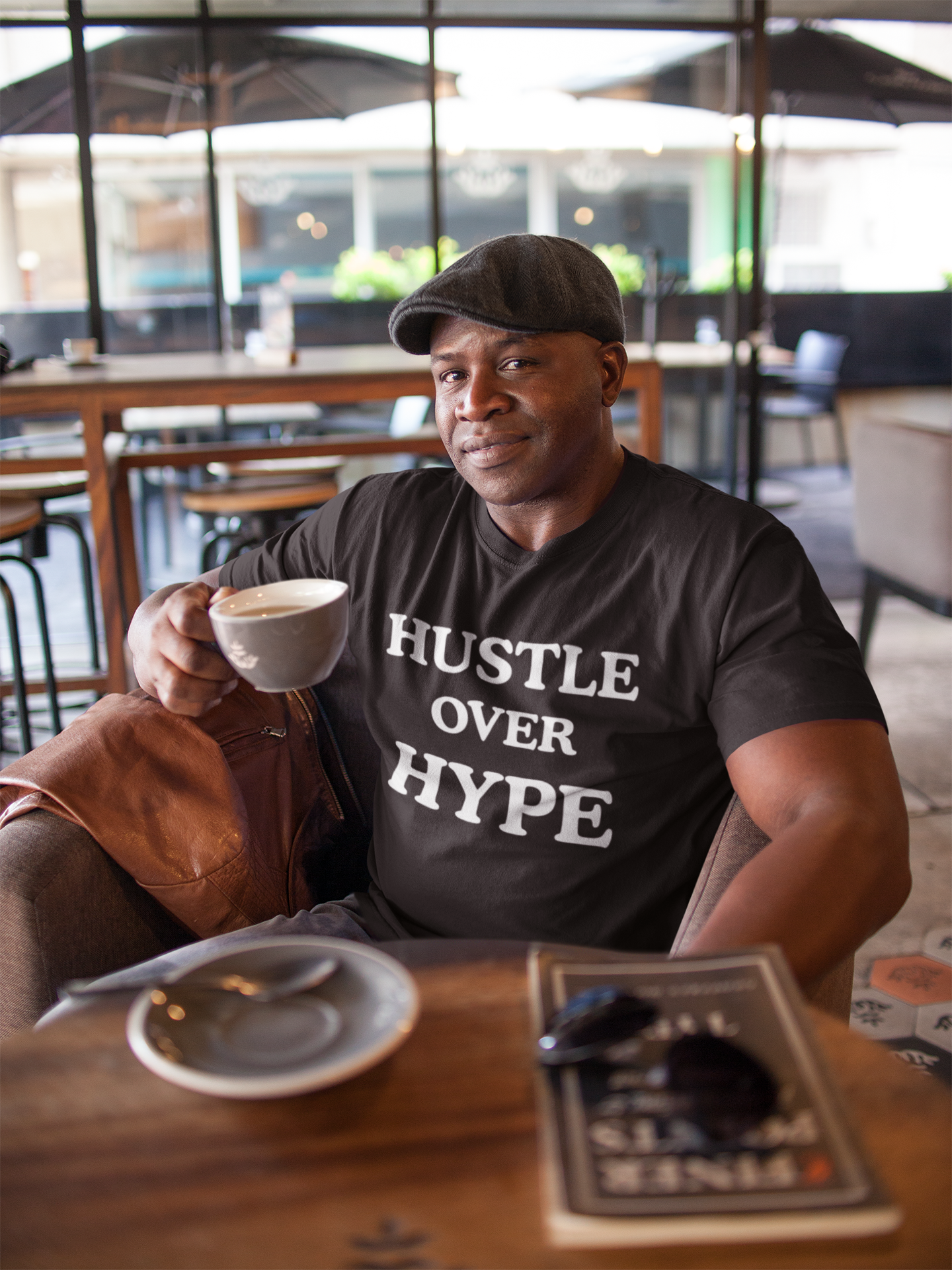 Hustle Over Hype Tee - Men's Statement Shirt